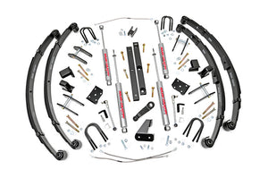 4.5IN JEEP X-SERIES SUSPENSION LIFT KIT (MILITARY WRAP SPRINGS)